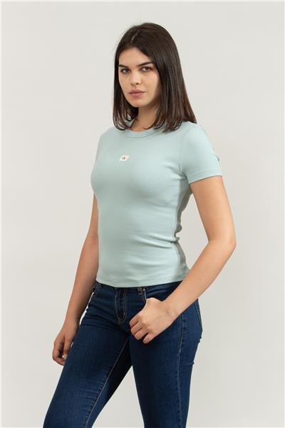 Calvin Klein Kadın Bisiklet Yaka T-Shirt