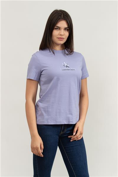 Calvin Klein Kadın Bisiklet Yaka T-Shirt