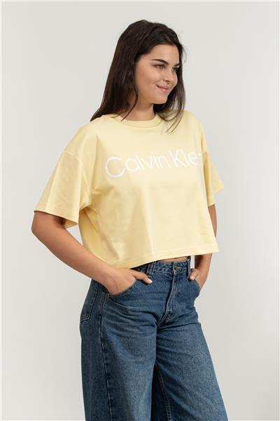 Calvin Klein Kadın Bisiklet Yaka T-Shirt