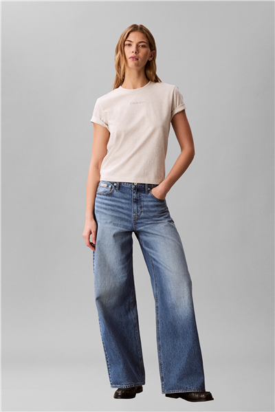 Calvin Klein Kadın Bisiklet Yaka T-Shirt