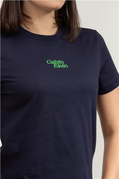Calvin Klein Kadın Bisiklet Yaka T-Shirt