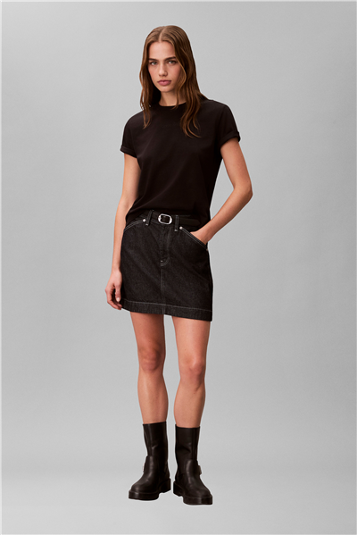 Calvin Klein Kadın Bisiklet Yaka T-Shirt