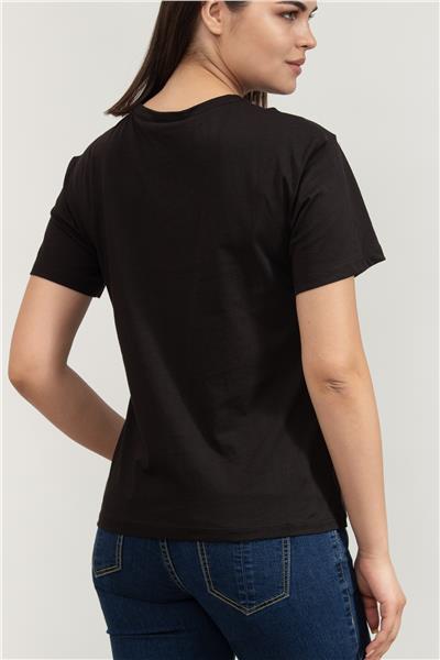 Calvin Klein Kadın Bisiklet Yaka T-Shirt