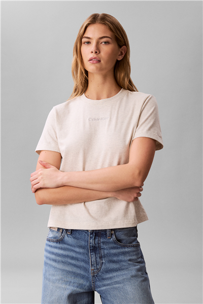 Calvin Klein Kadın Bisiklet Yaka T-Shirt