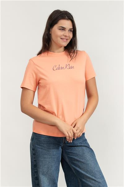 Calvin Klein Kadın Bisiklet Yaka T-Shirt