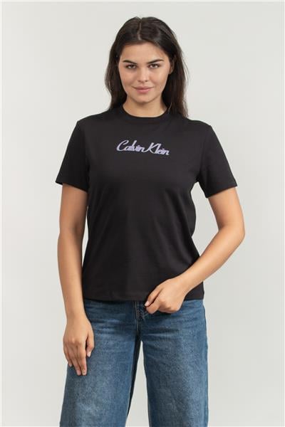 Calvin Klein Kadın Bisiklet Yaka T-Shirt