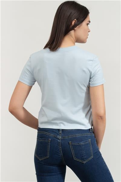 Calvin Klein Kadın Bisiklet Yaka T-Shirt