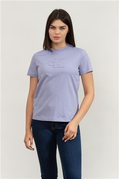 Calvin Klein Kadın Bisiklet Yaka T-Shirt