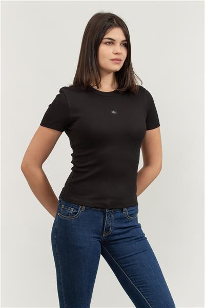 Calvin Klein Kadın Bisiklet Yaka T-Shirt