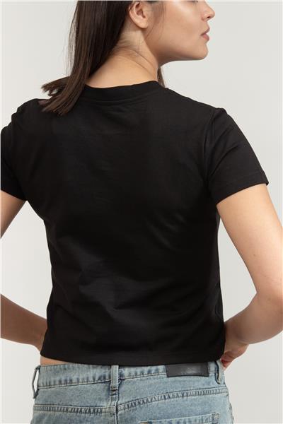 Calvin Klein Kadın Bisiklet Yaka T-Shirt