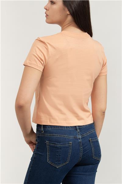 Calvin Klein Kadın Bisiklet Yaka T-Shirt