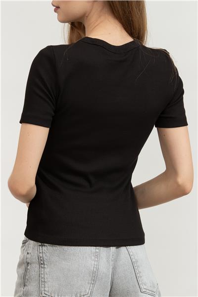 Calvin Klein Kadın Bisiklet Yaka T-Shirt