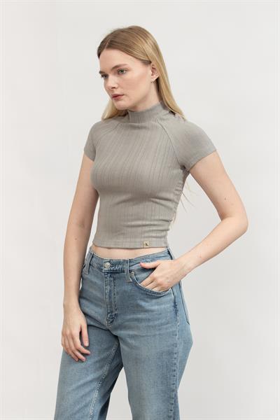 Calvin Klein Kadın Bisiklet Yaka T-Shirt