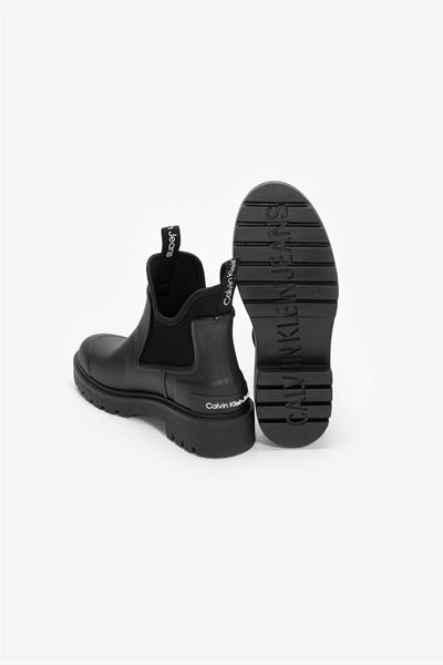 Calvin Klein Mid Rainboot Chelsea Kadın Bot Siyah