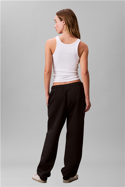 Calvin Klein Monologo French Terry Jogger Kadın Eşofman Altı Siyah