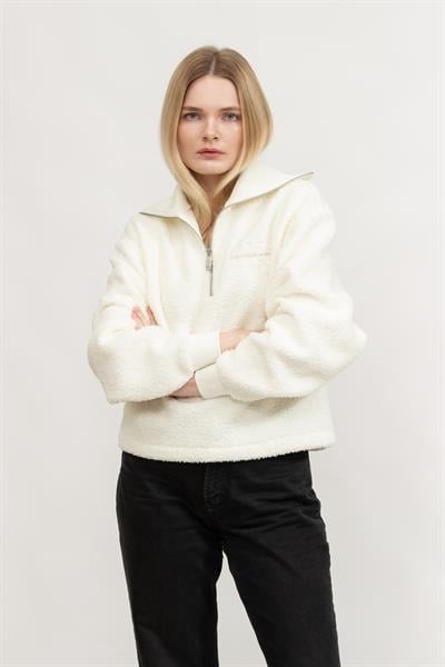 Calvin Klein Kadın Fermuarlı Sweatshirt
