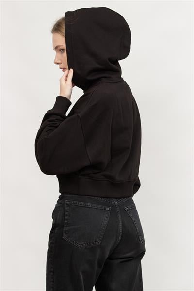 Calvin Klein Kadın Fermuarlı Sweatshirt