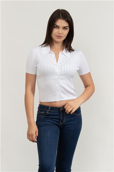 Calvin Klein Kadın Gömlek Beyaz