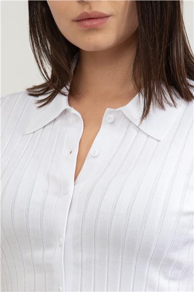 Calvin Klein Kadın Gömlek Beyaz