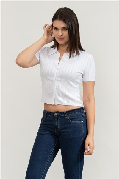 Calvin Klein Kadın Gömlek Beyaz