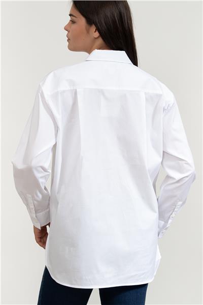 Calvin Klein Poplin Relaxed Shirt Kadın Gömlek