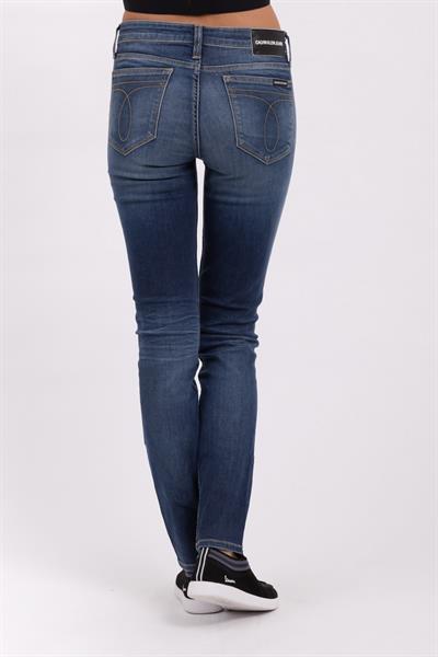 Calvin Klein Kadın Jean Pantolon Mavi