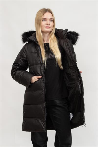 Calvin Klein Kadın Mont Siyah