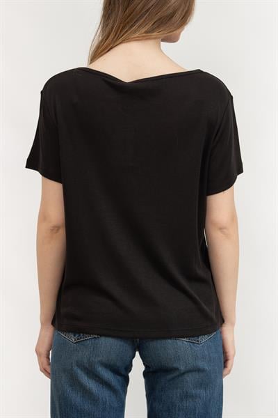 Calvin Klein Kadın V Yaka T-Shirt
