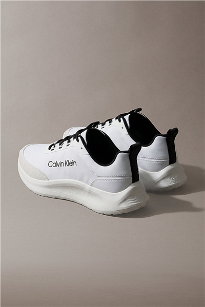 Calvin Klein Light Eva Runn Ess Laceup Ny-Su Erkek Sneaker Beyaz