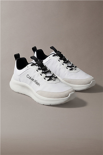 Calvin Klein Light Eva Runn Ess Laceup Ny-Su Erkek Sneaker Beyaz