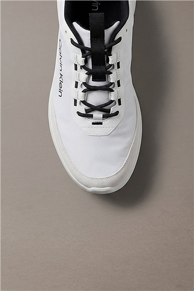 Calvin Klein Light Eva Runn Ess Laceup Ny-Su Erkek Sneaker Beyaz