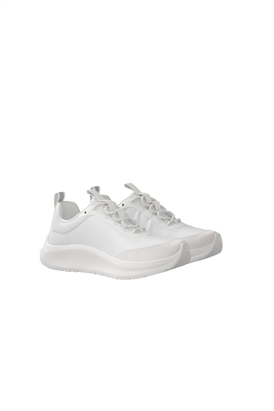Calvin Klein Light Eva Runn Laceup Aop Kadın Sneaker Beyaz