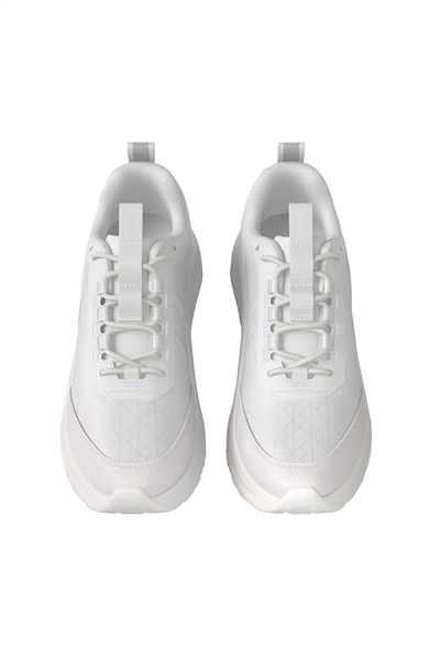 Calvin Klein Light Eva Runn Laceup Aop Kadın Sneaker Beyaz