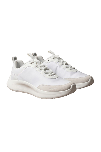 Calvin Klein Light Eva Runn Laceup Aop Erkek Sneaker Beyaz