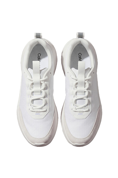 Calvin Klein Light Eva Runn Laceup Aop Erkek Sneaker Beyaz