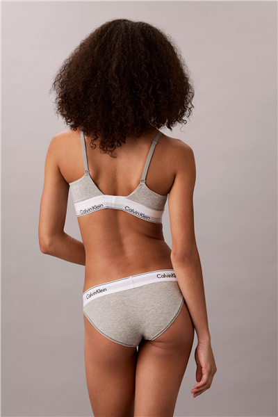 Calvin Klein Lightly Lined Bralette Kadın Sütyen Gri