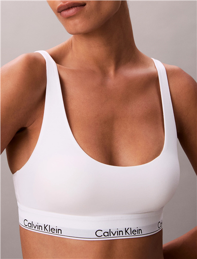 Calvin Klein Lightly Lined Bralette Kadın Sütyen Beyaz
