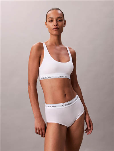 Calvin Klein Lightly Lined Bralette Kadın Sütyen Beyaz