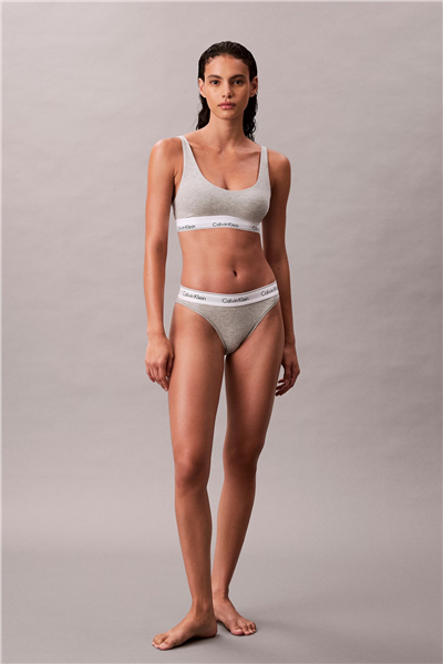 Calvin Klein Lightly Lined Bralette Kadın Sütyen Gri