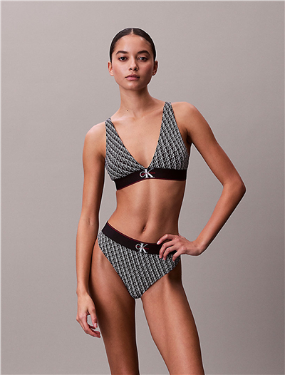 Calvin Klein Lightly Lined Triangle Kadın Sütyen Siyah