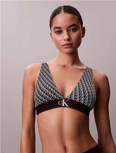 Calvin Klein Lightly Lined Triangle Kadın Sütyen Siyah