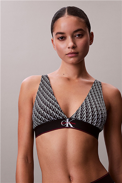 Calvin Klein Lightly Lined Triangle Kadın Sütyen Siyah