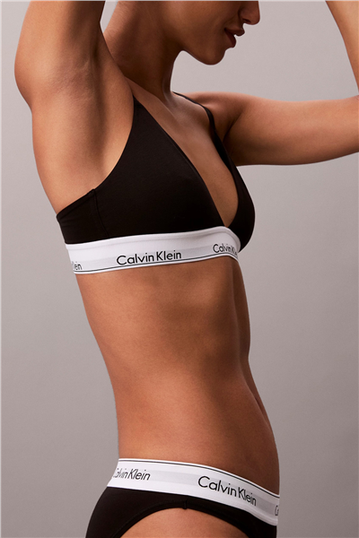 Calvin Klein Lightly Lined Triangle Kadın Sütyen Siyah