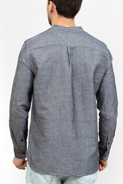 Calvin Klein Linen Cotton Stand Up Erkek Gömlek