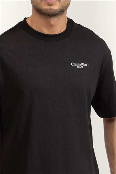 Calvin Klein Logo Back Print T-Shirt Erkek Bisiklet Yaka T-Shirt