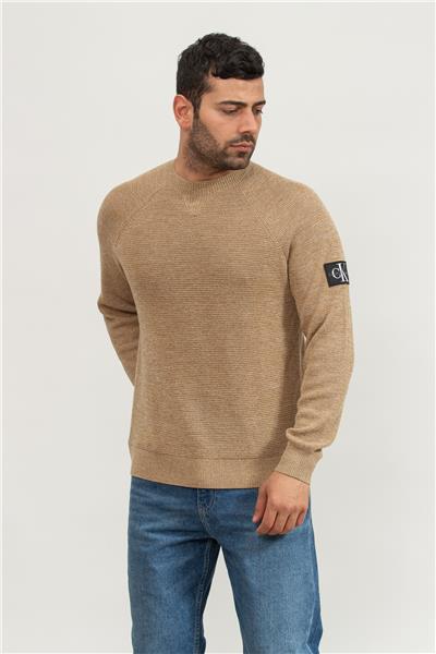 Calvin Klein Logo Erkek Triko