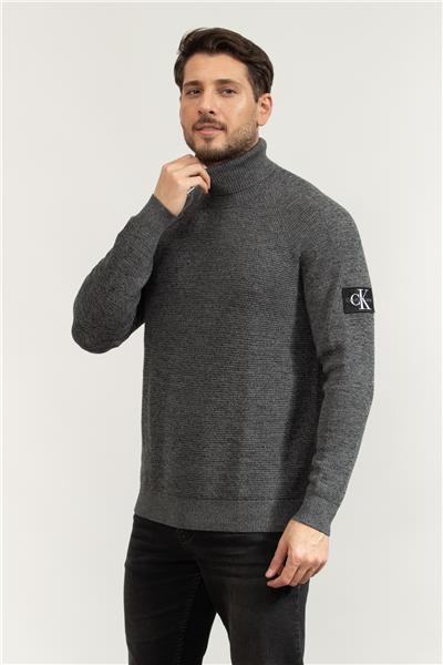 Calvin Klein Logo Erkek Triko