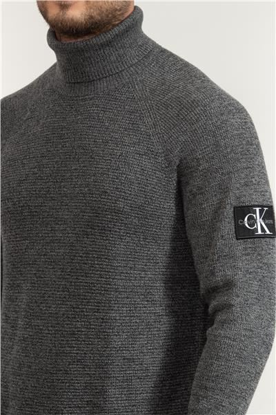 Calvin Klein Logo Erkek Triko