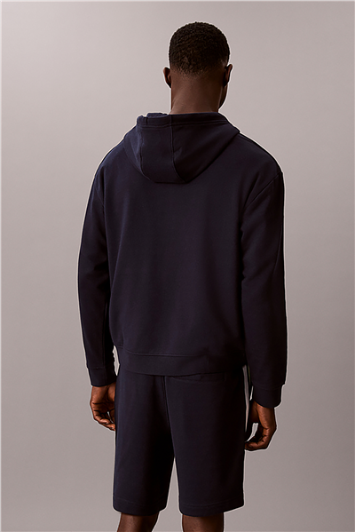 Calvin Klein Logo Tape Fz Hoodie Erkek Kapüşonlu Sweatshirt