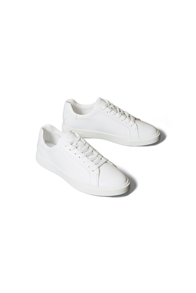 Calvin Klein Low Pro Cups Laceup Lth Aop Kadın Sneaker Beyaz